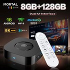 T1 Ultra 8k Android 16 Smart Tv Box 8gb Ram 128gb Wifi Dual Ui Media Player 4k