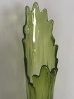 Le Smith Green Diamond Pineapple Butt Large Floor Swung Vase Just Under 25   