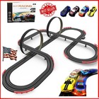 Slot Car Race Track Set Electric Powered Race Track Dual Racing Car Track Set