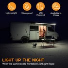 Luminoodle  Led Light - 5 Ft Usb Waterproof String Lights