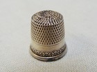 Antique Stern Bros   Sterling Silver Child s Thimble  Scrolls  Sz 6