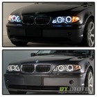 2002 2003 2004 2005 Bmw E46 4dr Sedan Halo Projector Headlights W  Corner Lamps