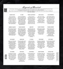 3408 - Mnh - Legends Of Baseball Full Sheet - Mint Pane - Excellent Condition