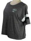 Nwt  Nfl Team Apparel Multi-color New York Jets Size 2xl Top Blouse Cotton Blend
