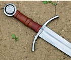Hand Forged Carbon Steel Viking Sword Sharp Battle Ready Medieval Sword sheath