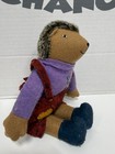 Vintage Folk Art Hedgehog Tracy Gallup 1997 Felt Cloth Doll 11 