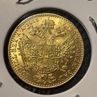 1915 Austrian Gold 1 Ducat Coin- Historic - Perfection- Unc-lusterous  1107 Gold