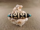 8 Eyes Tibetan Energy Tibetan Old Agate Dzi Bead Amulet Pendant Gzi Beads C90