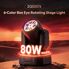 80w Led Mini Moving Head Stage Lighting Rgbw Dj Spot Beam Bar Disco Party Dmx