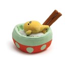 Gund Gudetama The Lazy Egg Plush Bundle  4 5  Noodle Bowl And 5  Soy Sauce