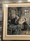 Frantz Charlet The Cradle 1924 Pencil Finished Original Signed Framed Matted