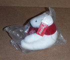 Coca-cola Polar Bear With Red Scarf 4  Plush Toy Coke Promo  New