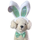 Fao Schwarz Plush 12  Labrador Puppy Dog Stuffed Animal With Easter Bunny Ears