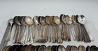 Lot Of 100 Assorted Vintage Silverplate Cream Soup Spoons - Lot 375