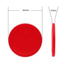 5 Pack Air Hockey Red Replacement Pucks 2 5 Inch Diameter Game Table Accessory