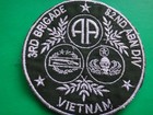 Us Army 82nd Airborne Division 3rd Brigade Patch From Vietnam War Era