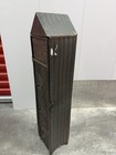    vintage Heavy  Metal 36 Media   Cd Storage Shelf Tower With Door   