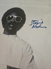 Rare  Stevie Wonder Original Autograph W coa 12x9in Photo Print Blind  Signed 