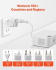 Vevor Voltage Converter Step Down 220v To 110v Travel Adapter With 2 Usb C Ports