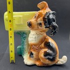  Vtg Royal Copley Ceramic Puppy Dog Mailbox Planter 1950s Mid Century Pottery