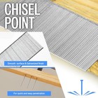 Meite 18 Gauge 1-1 2 Inch Length Brad Nails Galvanized Finish Straight Nails