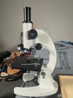 Amscope Xsp 02 Compound Microscope Kit 40x-800x W prepared Slides  Case   Acc 