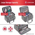 Singer Sewing Accessories Organizer  bag Only      12 25 X 9 X 8 Inches  Gray 