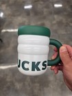 Starbucks Stainless Rippled Mug 12 Oz White Purple Pink Brown