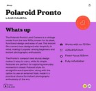 Polaroid Pronto Land Camera - Vintage Instant Film Camera For Sx-70 Film -