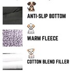 Dog Bed Pet Soft Fleece Cuddler Pet Warm Beds For Small Dogs   Medium Sized Dogs