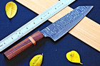 Custom Made Hand Forged Damascus Steel Chef Knife Kitchen Santoku Knife 2735