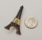 Paris France Eiffel Tower Vtg Lapel Hat Souvenir Pin Tie Tack Travel Pinback