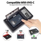 Black Motorized Vhs-c To Vhs Converter     Sealed Adapter  Rca For Camcorders