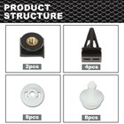 Lower Tailgate Molding Direct Replacement Compatible With 2015-2016 Honda Cr-v