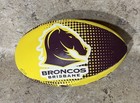 Brisbane Broncos Nrl Steeden Rugby Football Size 5