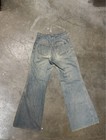 Vintage 1971 Big E Levi   s For Gals Orange Tab Bellbottom Jeans Western Wear