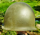 Original Wwii Era Us Army Helmet Shell   With Chinstrap Mp
