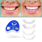 Snap On Veneers Upper   Lower Set - Instant False Teeth Covers No Adhesive Fdc