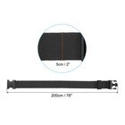4 Set Luggage Strap With Luggage Tag Loop 78 x2  Adjustable Suitcase Belt  Black
