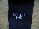 Boys girls Nwt Nike Crew Socks 3prs Dri-fit Classic Black W white Swooshes 5y-7y