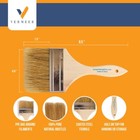 24 Pack - 4  Chip Brushes For Paints  Stains  Varnishes  Glues   Gesso