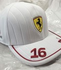 Puma Scuderia Ferrari F1 2025 Charles Leclerc  16 Snap-back Hat - White