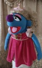 Disney Muppets Fao Schwartz Whatnot Workshop Blonde Princess Blue Hand Puppet