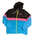Universal Studios 90s Retro Neon Embroidered Logo Windbreaker Jacket Men   s Xl