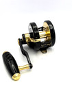 Original Maxel Rage 90l Lefty Lever Drag Reel Black  Light Gold Free Shipping
