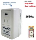 Foreign Travel Converter 1650 Watts Ac Voltage Step Down Power Adapter 220v 110v