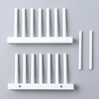 Lot Of 100pc Kitchen Dish Bowl Plate Drying Rack Organizer Drainer Holder White