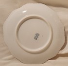 Antique German K  Steinmann 6  Porcelain Plate Pink   White W  Flowers Rare