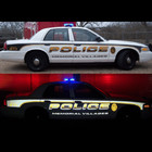 Black First Responder Helmet Tets Tetrahedrons Helmet Sticker  Emt Reflective