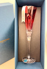 Nib Waterford Crystal 2022 Winter Wonders Pink Rose Champagne Flute Toast Glass